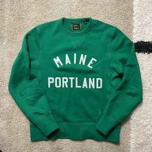 Todd Snyder x LL Bean Portland Maine crewneck sweater